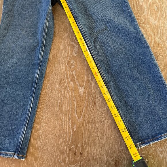 NWT!  Womens Abercrombie & Fitch ultra high rise ankle Straight jeans 16/33 - Picture 2 of 13